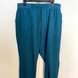 Angie Uniforms Teal Scrub pants Jogger style Size 2XL